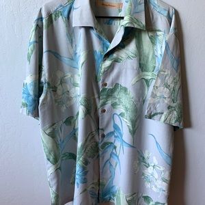 Tommy Bahama Silk Camp Shirt MENS XL